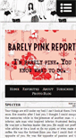 Mobile Screenshot of barelypinkreport.com